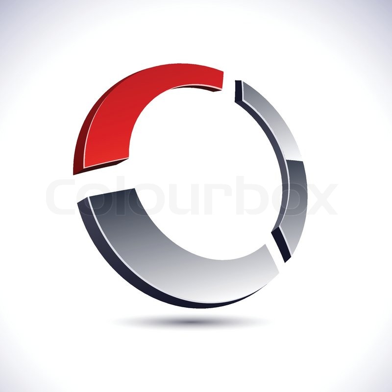 800x800 Abstract Modern Ring Logo Vector Stock Vector Colourbox