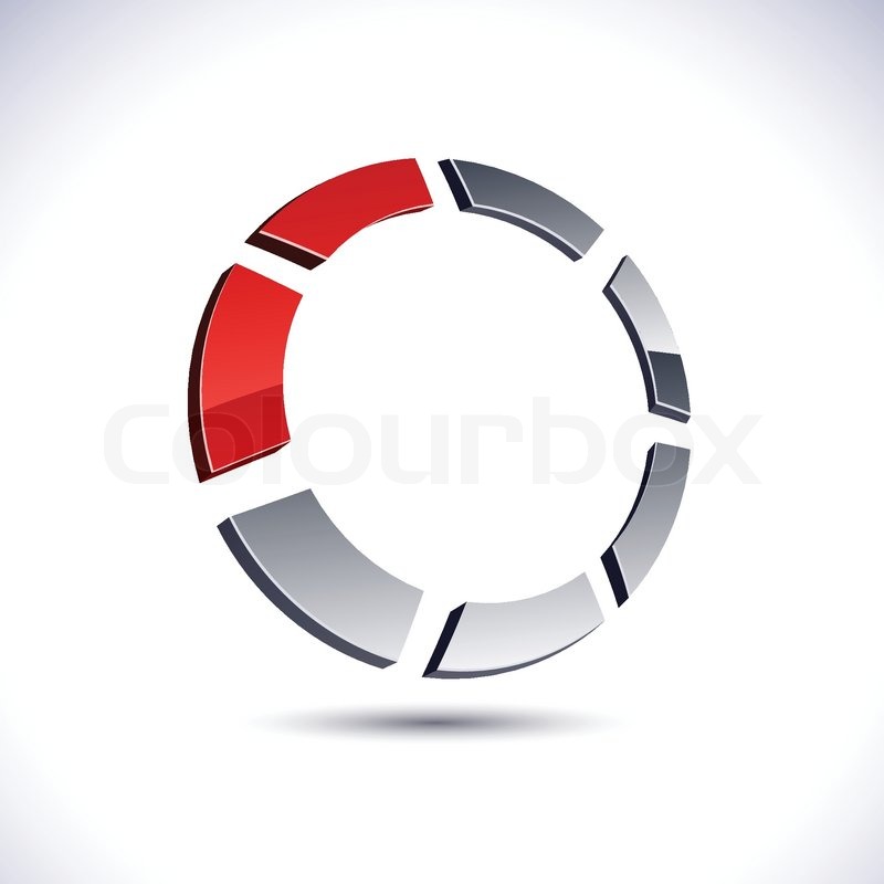 800x800 Abstract Modern Ring Logo Vector Stock Vector Colourbox