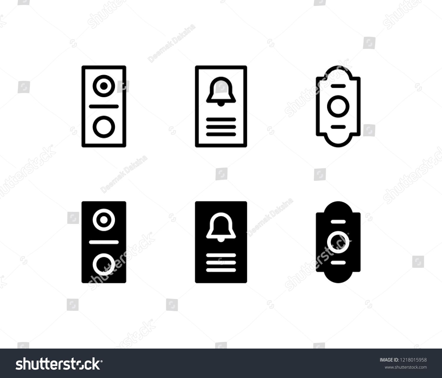 1500x1284 Doorbell Icon Design Doorbell, Alarm, Door, Bell, Ring, Icon