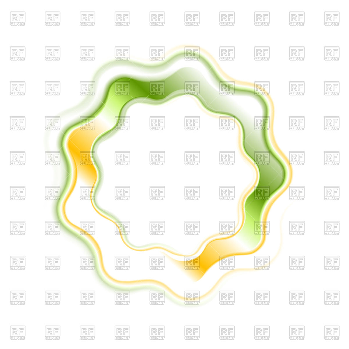 1200x1200 Abstract Bright Wavy Logo Ring Vector Image Of Icons And Emblems