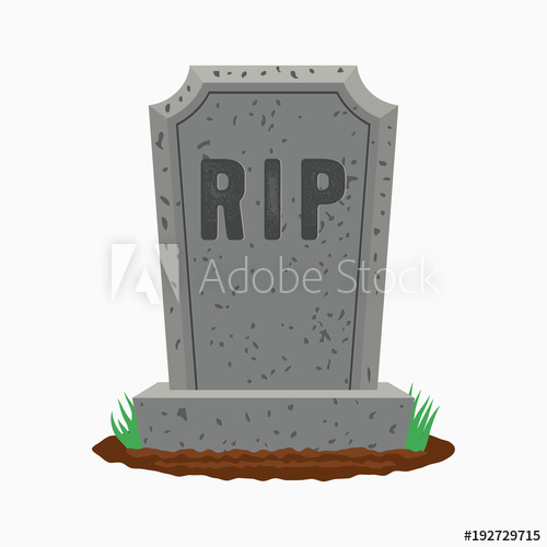 500x500 Gravestone With Grass On Ground Old Tombstone On Grave With Text