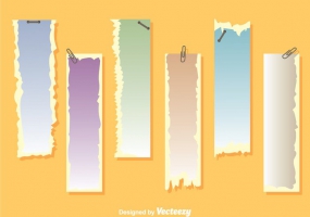 285x200 Ripped Paper Banner Free Vector Graphic Art Free Download