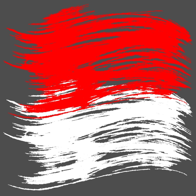 640x640 Indonesia Torn Flag Fluttering In The Wind, Background, Flag