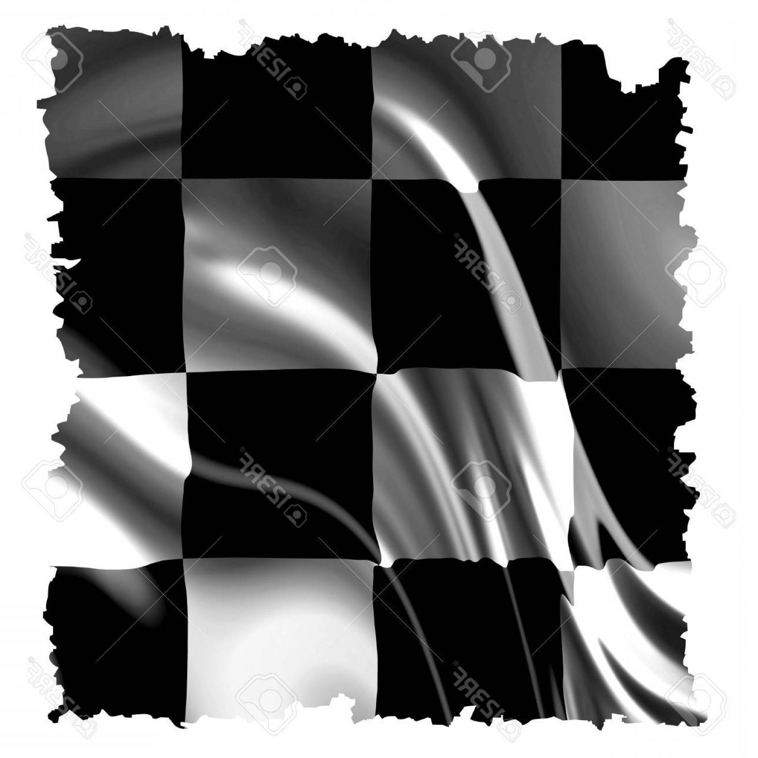 1560x1560 Ripped Checkered Flag Vector Hoodamathrun