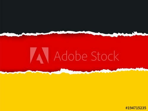 500x375 Ripped Paper Germany Flag Vector