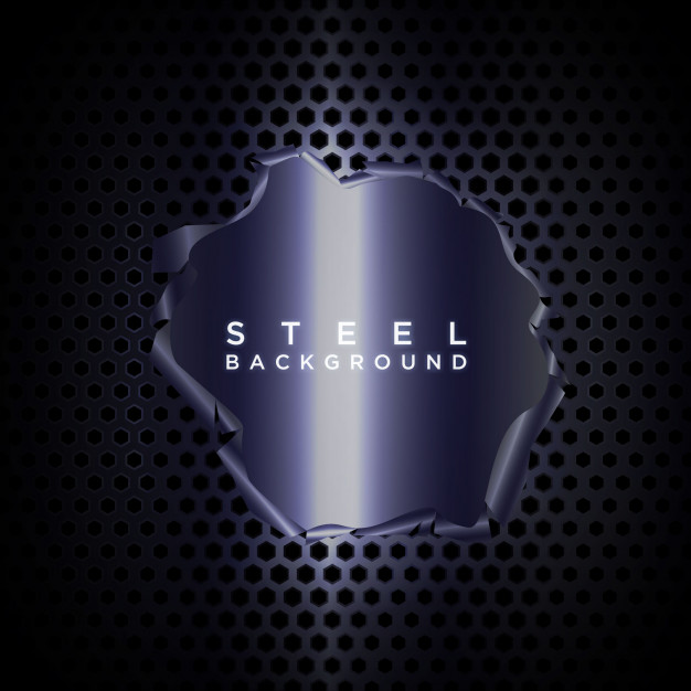 626x626 Torn Metal Background Vector Premium Download