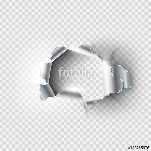 500x500 Ragged Hole Torn In Ripped Metal Stock Image And Royalty Free