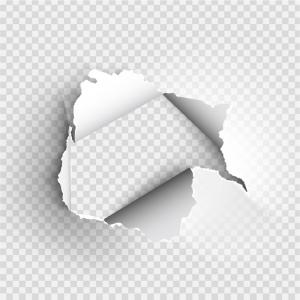 300x300 Ragged Hole Torn In Ripped Paper Vector Studiogrfx