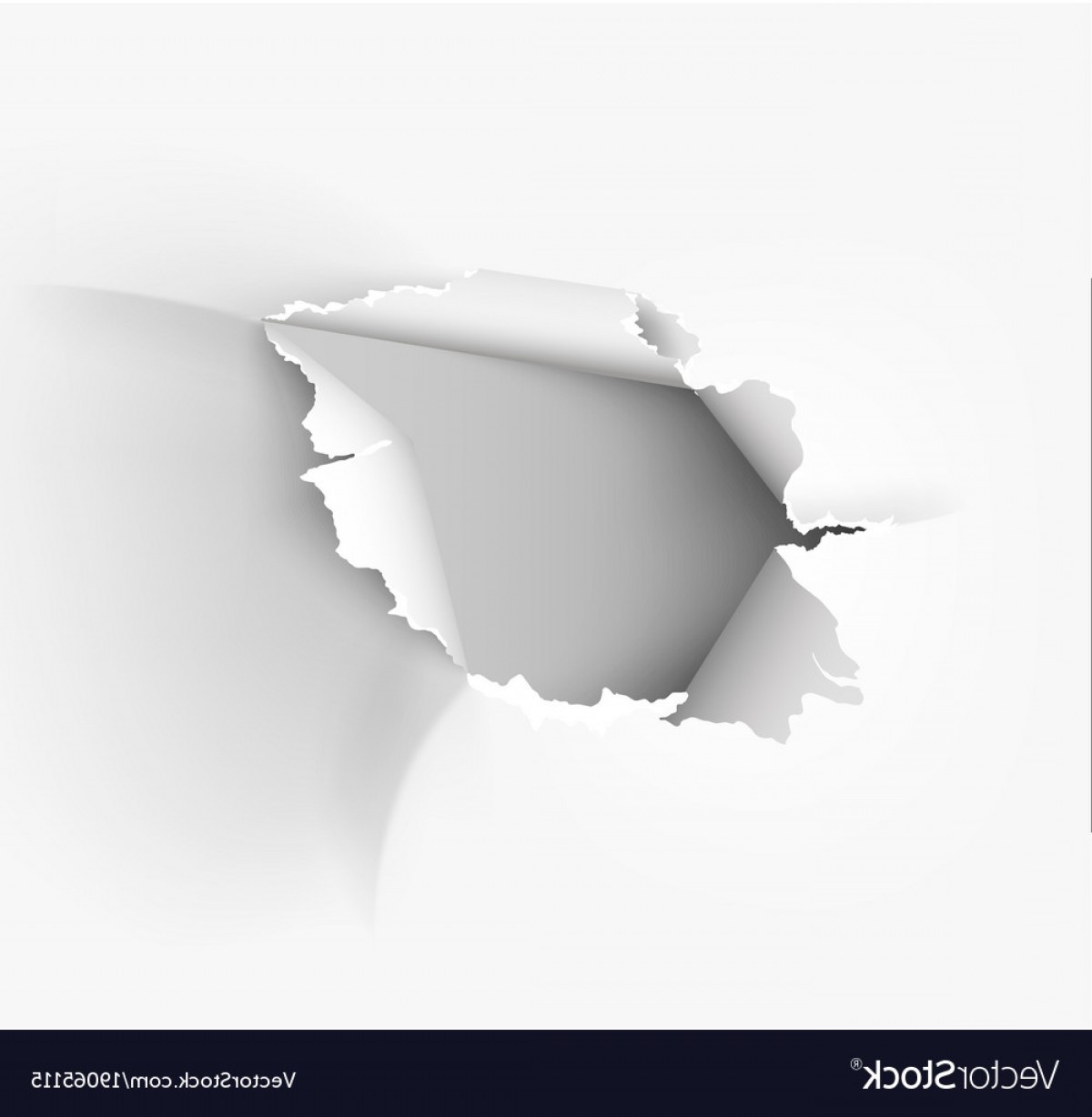 1200x1228 Hole Torn In Ripped Paper Vector Studiogrfx