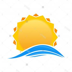 Photostock Vector Sea Waves And Rising Sun Vector Illustration 300x300 Photostock Vector Sea Waves And Rising Sun Vector Illustration