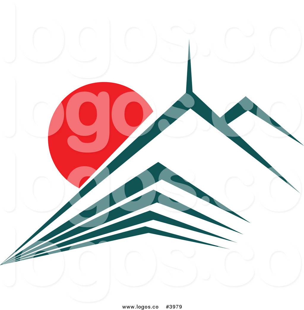 Royalty Free Skyscraper With Red Rising Sun Logo 1024x1044 Royalty Free Skyscraper With Red Rising Sun Logo