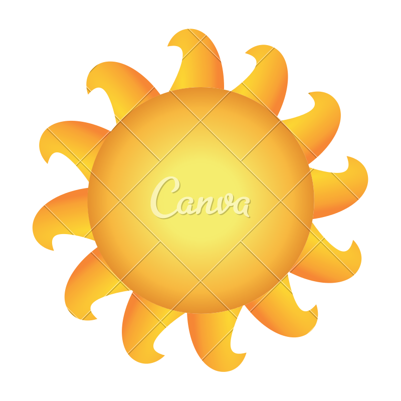 800x800 Rising Sun Vector Icon Illustration