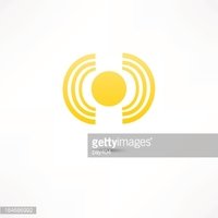 200x200 Rising Sun Vector Illustration Stock Vectors