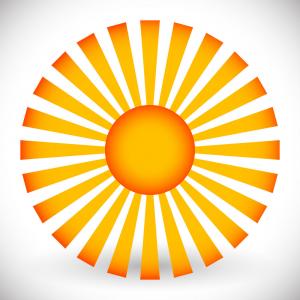 300x300 Sailing Ship In The Waves Against The Rising Sun Vector Icon