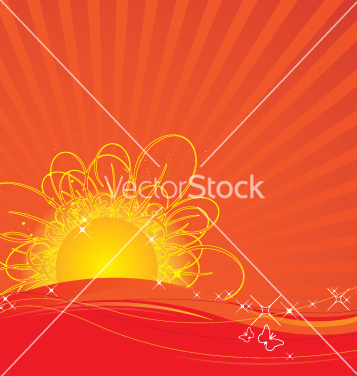 Rising Sun Vector at Vectorified.com | Collection of Rising Sun Vector ...