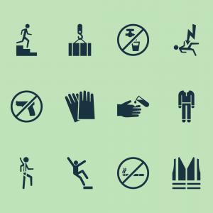 300x300 Stock Illustration Vector Safety First Road Sign Under