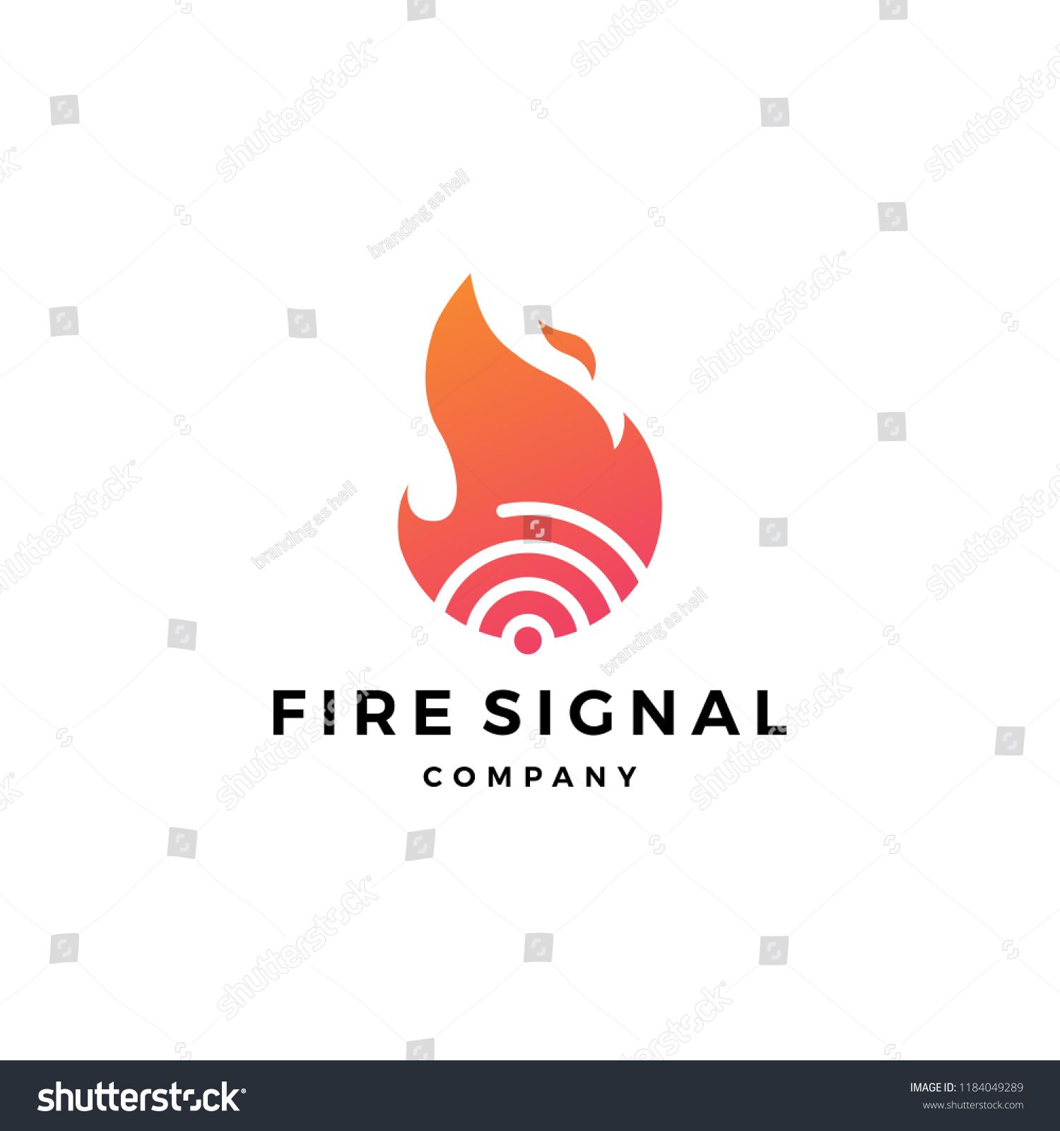 1500x1600 Fire Flame Signal Logo Icon