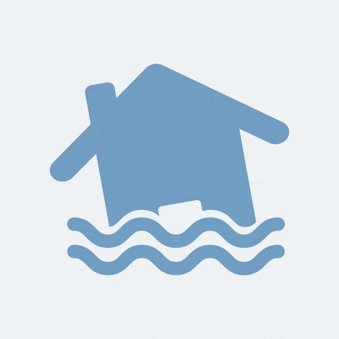 1164x1164 Disaster Flood Risk Home Storm Water Vector Icon Catchsplace