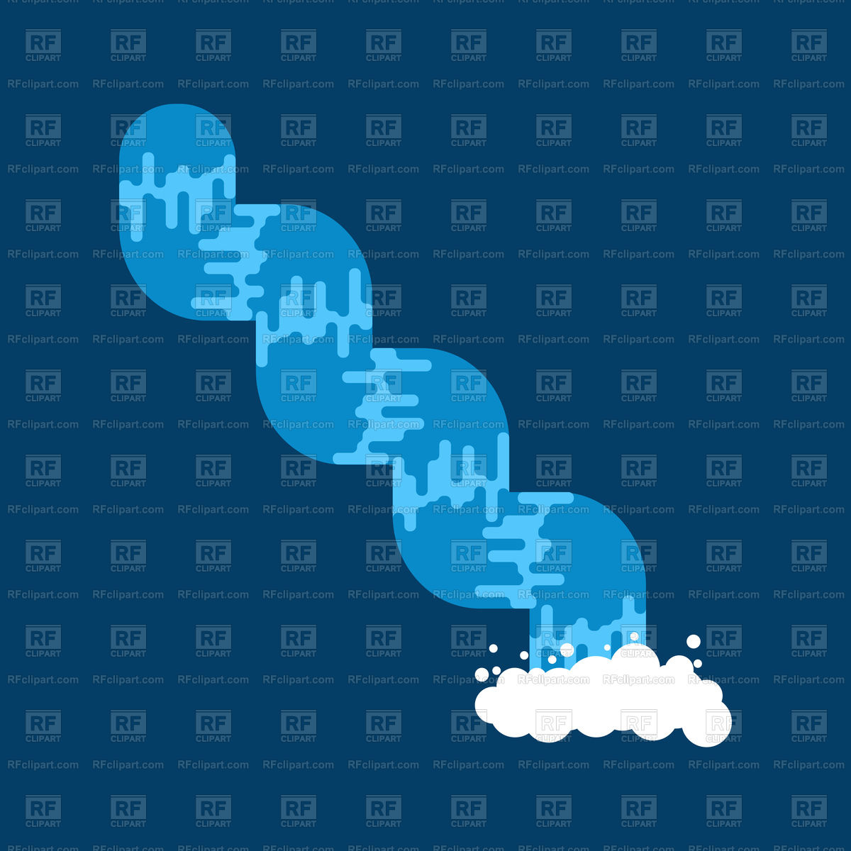 1200x1200 Mountain River Icon Vector Image Of Nature, Landscape Maryvalery