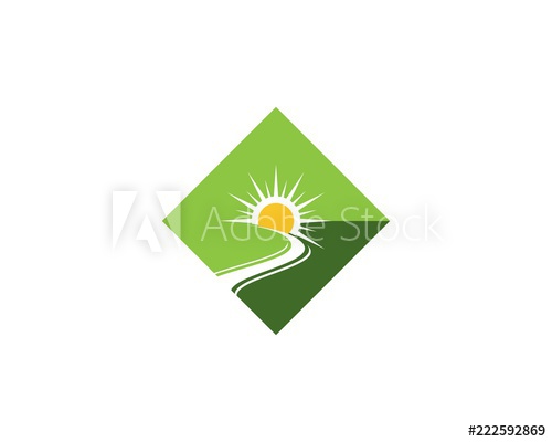 500x400 Nature River Logo Vector Template