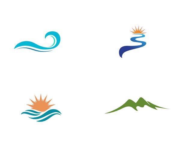 613x490 River Logo Template Vector Icon