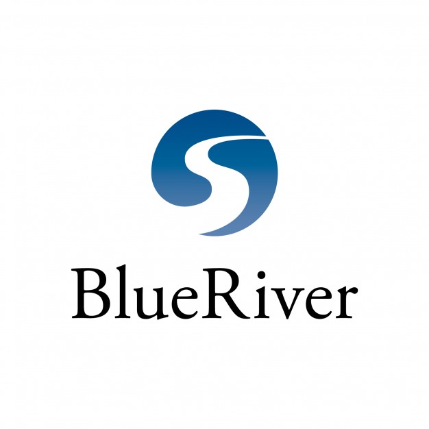 626x626 Blue River Logo Vector Premium Download