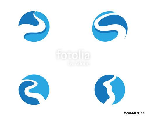 500x400 River Vector Icon Illustration Stock Image And Royalty Free
