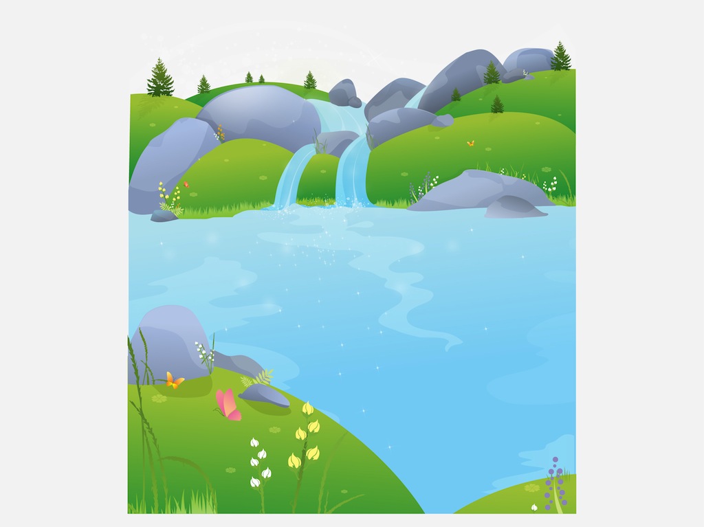 1024x767 Nature Postcard Vector Art Graphics