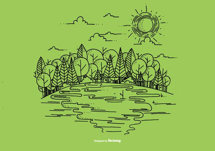 700x490 River Free Vector Art