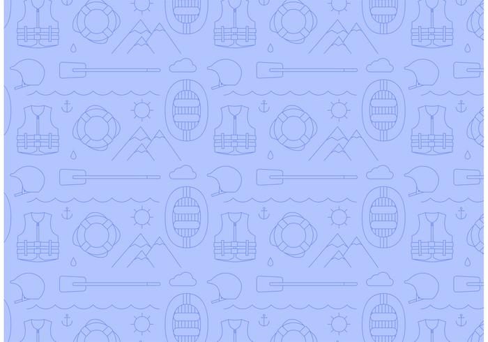 700x490 River Rafting Pattern Vector