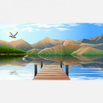 360x360 River Vector, Free Download River Water, Mountain River, River