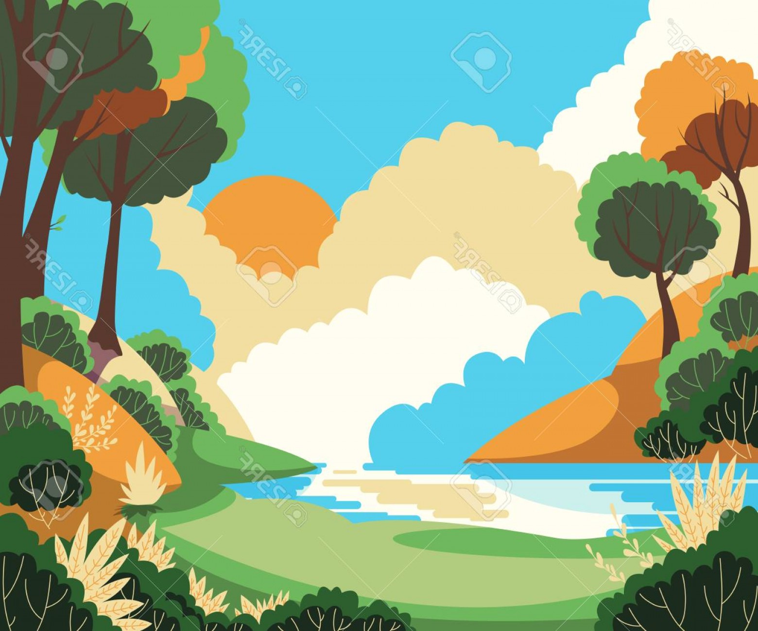 1560x1299 River Vector Art Createmepink