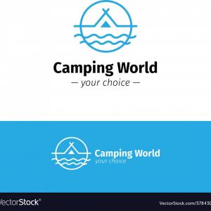 300x300 Stock Illustration Camping Gear Tourism Equipment River Boat Trip