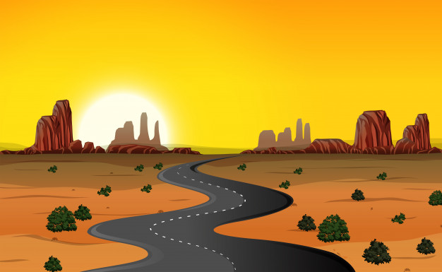 Road Background Vector