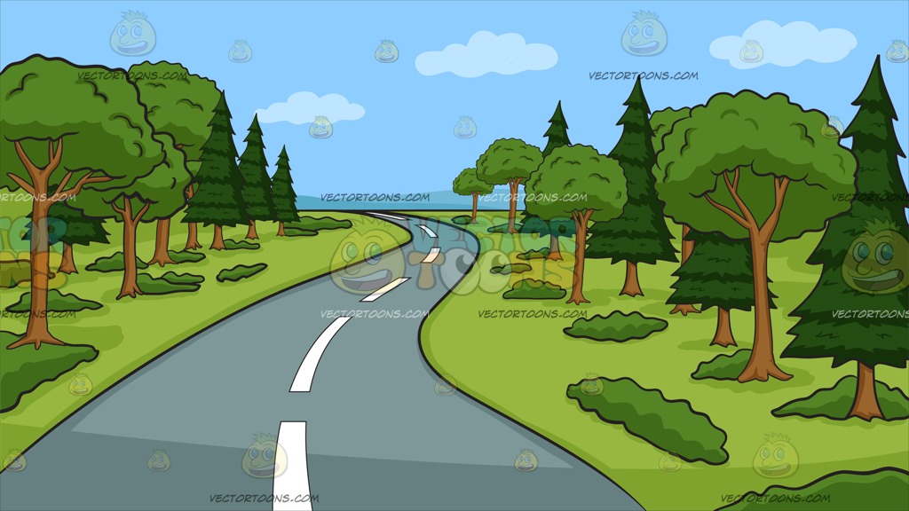 1024x576 Road Background Clipart