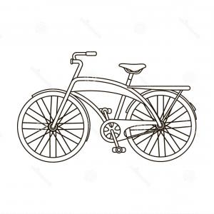 300x300 Stock Illustration Road Bike Walking Semicircular Frame Different