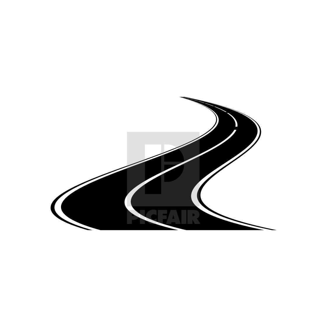 Road Icon, Vector 1120x1120 Road Icon, Vector