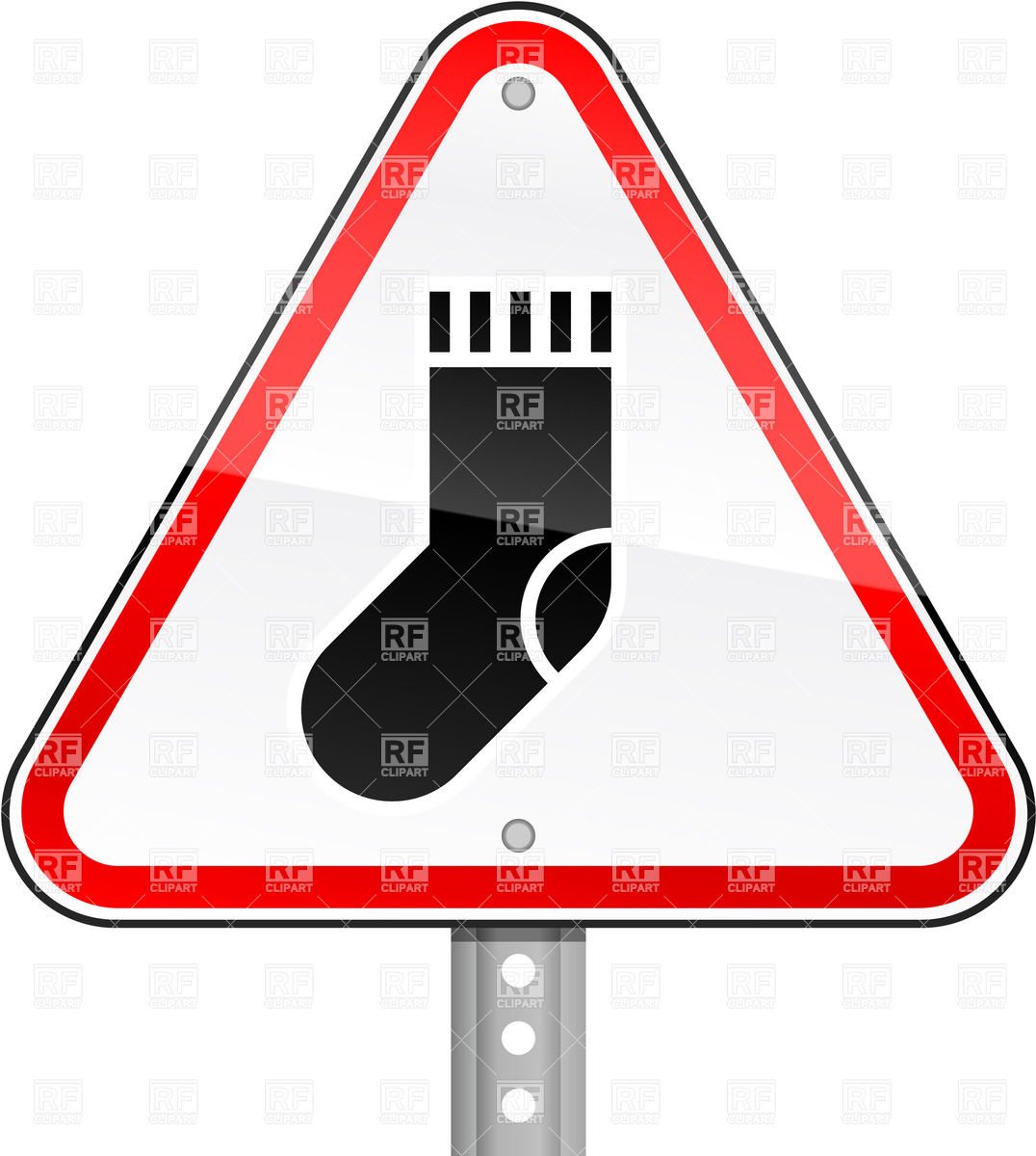 Triangular White Road Sign Sock Icon Vector Image Of Signs 1076x1200 Triangular White Road Sign Sock Icon Vector Image Of Signs