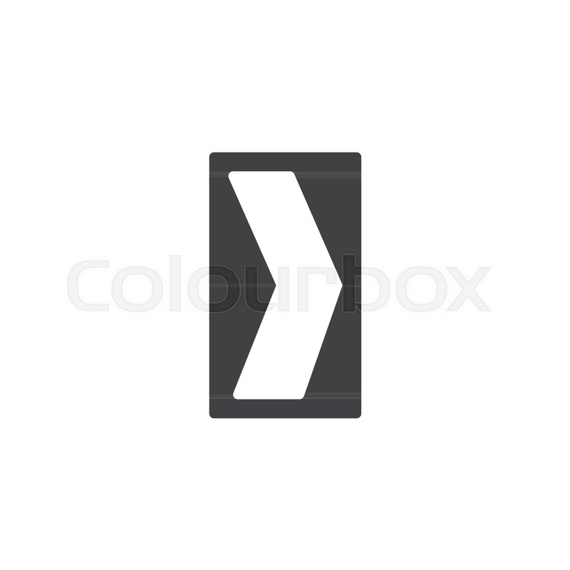 Warning Right Turn Arrow Road Signs Stock Vector Colourbox 800x800 Warning Right Turn Arrow Road Signs Stock Vector Colourbox