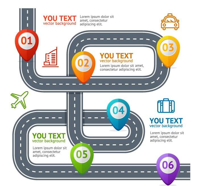 704x653 Traffic Road Infographic Template Vector Free Download