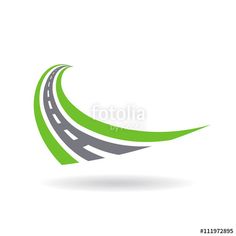 Road Logo Vector