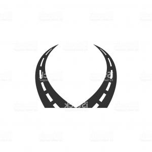 300x300 Road Logo Vector Template Design Illustration Gm Newwaysys