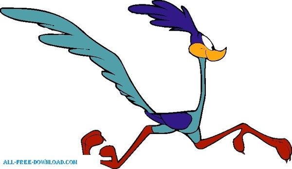 600x348 Road Runner Free Vector In Encapsulated Postscript