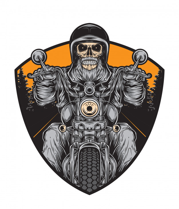 626x733 Road Runner Biker Vector Premium Download