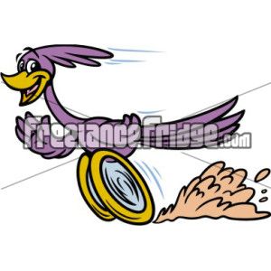 300x300 Roadrunner Mascot Vector Clipart Stock Artwork Road Runner Bird