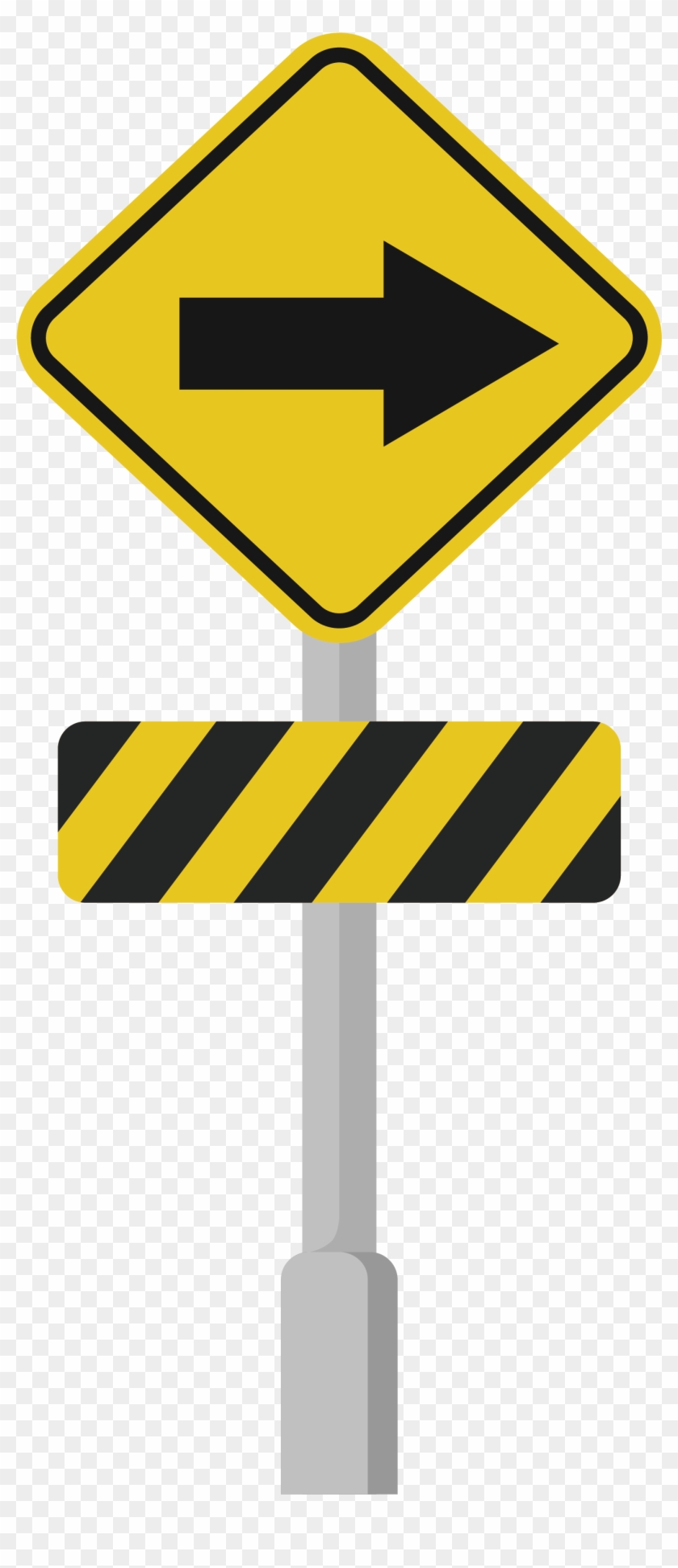 840x1943 Traffic Sign Download Right Transprent Png
