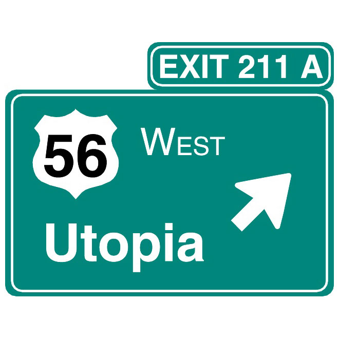 660x660 Exit Vector Road Sign