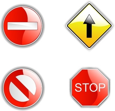 382x368 Road Signs Vector Free Vector Download