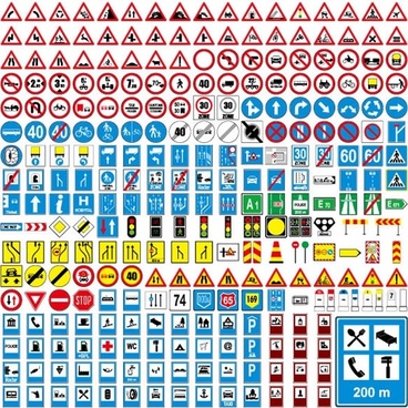 368x368 Traffic Signs Vector Free Download Free Vector Download