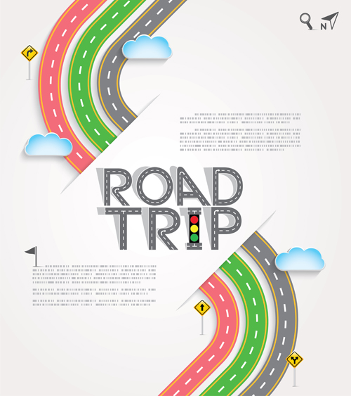 Road Trip Background Vector Material Free Download 500x563 Road Trip Background Vector Material Free Download